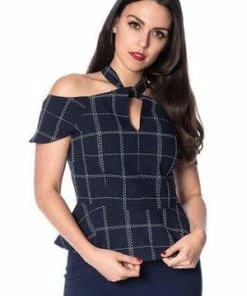 Banned Chill Checks Peplum Top