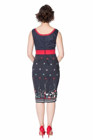 Banned Christmas Cocktails Pencil Dress 4 Banned Christmas Cocktails Pencil Dress - Image 2