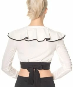 Banned Classy Dame Wrap Top -ROCKABILLY TOPS Shop classy dame wrap top banned 3 300x