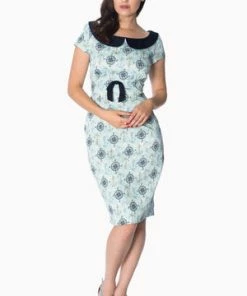 Banned Compass Wiggle Dress 8 Banned Compass Wiggle Dress -ROCKABILLY TOPS Shop compass wiggle dress banned 3 300x