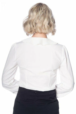 Banned Creative Cat Pleat Collar Top 4 Banned Creative Cat Pleat Collar Top - Image 2