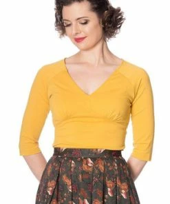 Banned Cute & Classic Jersey Top -ROCKABILLY TOPS Shop cute classic jersey top banned 15 300x