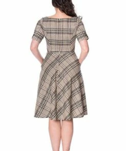 Banned Cutie Check Fit And Flare Dress 9 Banned Cutie Check Fit And Flare Dress -ROCKABILLY TOPS Shop cutie check fit and flare dress banned 3 300x