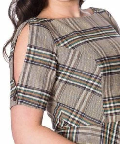 Banned Cutie Check Fit And Flare Dress 10 Banned Cutie Check Fit And Flare Dress -ROCKABILLY TOPS Shop cutie check fit and flare dress banned 4 300x