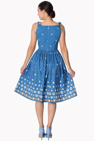 Banned Daisy Chain 50s Tie Sun Dress 4 Banned Daisy Chain 50s Tie Sun Dress - Image 2