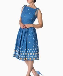 Banned Daisy Chain 50s Tie Sun Dress 9 Banned Daisy Chain 50s Tie Sun Dress -ROCKABILLY TOPS Shop daisy chain 50s tie sun dress banned 3 300x
