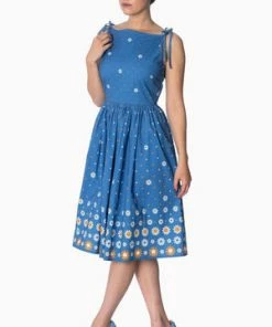 Banned Daisy Chain 50s Tie Sun Dress 10 Banned Daisy Chain 50s Tie Sun Dress -ROCKABILLY TOPS Shop daisy chain 50s tie sun dress banned 4 300x
