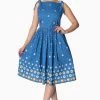 Banned Daisy Chain 50s Tie Sun Dress 1 Banned Daisy Chain 50s Tie Sun Dress -ROCKABILLY TOPS Shop daisy chain 50s tie sun dress banned 300x