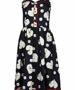 Voodoo Vixen Daisy Hearts Flared Dress 13 Voodoo Vixen Daisy Hearts Flared Dress -ROCKABILLY TOPS Shop daisy hearts flared dress voodoo vixen 6 300x