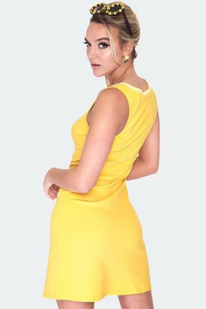 Voodoo Vixen Daisy Trim Button Front Dress 6 Voodoo Vixen Daisy Trim Button Front Dress - Image 4