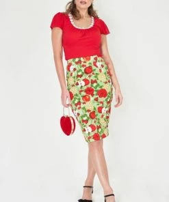 Voodoo Vixen Debbie Daisy Trim Top -ROCKABILLY TOPS Shop debbie daisy trim top voodoo vixen 12 300x