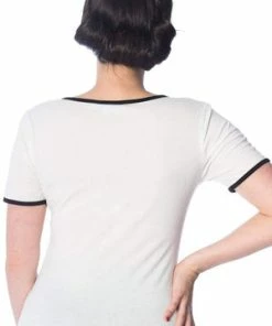 Banned Diner T-Shirt -ROCKABILLY TOPS Shop diner t shirt banned 6 300x