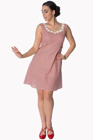 Banned Ditsy Daisy 60s Dress 5 Banned Ditsy Daisy 60s Dress - Image 3