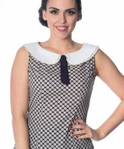 Banned Ditsy Daisy Top 12 Banned Ditsy Daisy Top -ROCKABILLY TOPS Shop ditsy daisy top banned 4 300x