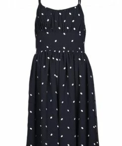 Voodoo Vixen Dotty Polka Dot Flared Dress -ROCKABILLY TOPS Shop dotty polka dot flared dress voodoo vixen 6 300x