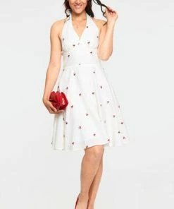 Voodoo Vixen Winnie Halter Neck Dress 11 Voodoo Vixen Winnie Halter Neck Dress -ROCKABILLY TOPS Shop dra 9120 bi 02 1 300x