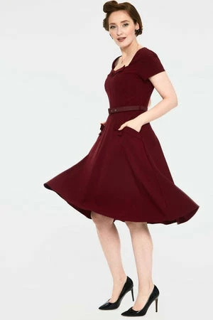 Voodoo Vixen Marine Front Bodice Flared Dress 5 Voodoo Vixen Marine Front Bodice Flared Dress - Image 3