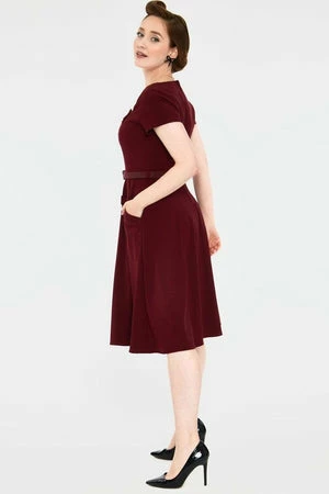 Voodoo Vixen Marine Front Bodice Flared Dress 6 Voodoo Vixen Marine Front Bodice Flared Dress - Image 4