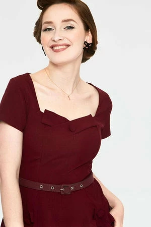 Voodoo Vixen Marine Front Bodice Flared Dress 7 Voodoo Vixen Marine Front Bodice Flared Dress - Image 5