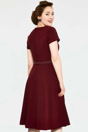 Voodoo Vixen Marine Front Bodice Flared Dress 4 Voodoo Vixen Marine Front Bodice Flared Dress - Image 2