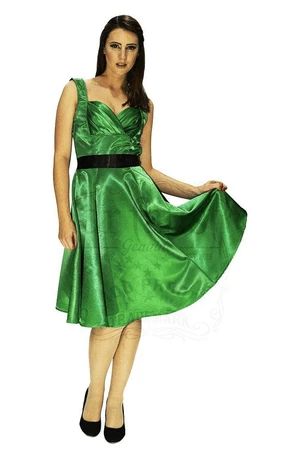 Dr Faust Draped Heart Silk Green Midi Dress - Aaliyah 3 Dr Faust Draped Heart Silk Green Midi Dress - Aaliyah