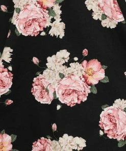 Banned English Rose Fit & Flare Dress 8 Banned English Rose Fit & Flare Dress -ROCKABILLY TOPS Shop english rose fit flare dress banned 3 300x