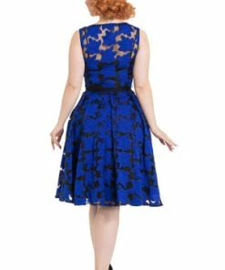 Voodoo Vixen Evelyn Floral Dress 8 Voodoo Vixen Evelyn Floral Dress -ROCKABILLY TOPS Shop evelyn floral dress voodoo vixen 2 300x