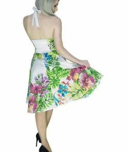 Dr Faust Exotic Birds And Flowers White Midi Dress - Ulani 6 Dr Faust Exotic Birds And Flowers White Midi Dress - Ulani -ROCKABILLY TOPS Shop exotic birds and flowers white midi dress ulani dr faust 2 300x