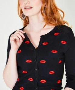 Voodoo Vixen Faith Kiss Cardigan 10 Voodoo Vixen Faith Kiss Cardigan -ROCKABILLY TOPS Shop faith kiss cardigan voodoo vixen 3 300x
