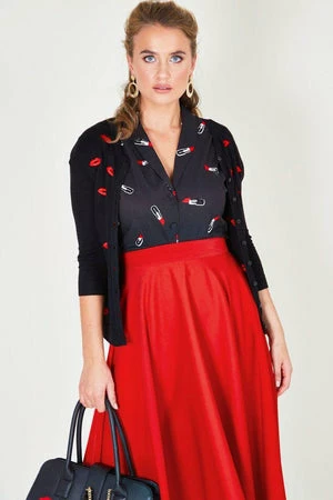 Voodoo Vixen Faith Kiss Cardigan 6 Voodoo Vixen Faith Kiss Cardigan - Image 4