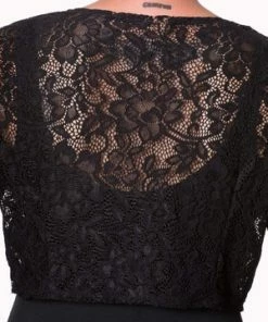 Banned Feeling Rosy Plus Size Bolero 8 Banned Feeling Rosy Plus Size Bolero -ROCKABILLY TOPS Shop feeling rosy plus size bolero banned 3 300x