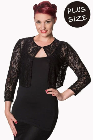 Banned Feeling Rosy Plus Size Bolero 6 Banned Feeling Rosy Plus Size Bolero - Image 4