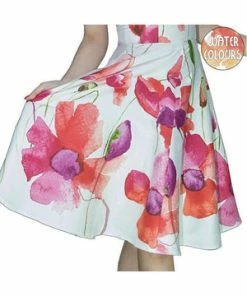 Dr Faust Field Poppy Flowers White Midi Dress - Talitha 6 Dr Faust Field Poppy Flowers White Midi Dress - Talitha -ROCKABILLY TOPS Shop field poppy flowers white midi dress talitha dr faust 3 300x