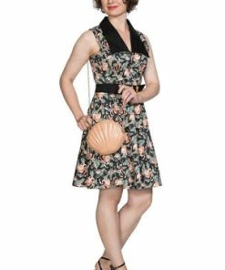 Banned Flamingo Honnie Flare Dress 13 Banned Flamingo Honnie Flare Dress -ROCKABILLY TOPS Shop flamingo honnie flare dress banned 5 300x