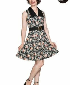 Banned Flamingo Honnie Flare Dress 15 Banned Flamingo Honnie Flare Dress -ROCKABILLY TOPS Shop flamingo honnie flare dress banned 7 300x