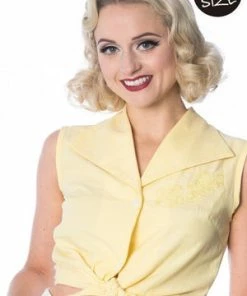 Banned Floral Days Plus Size Tie Shirt -ROCKABILLY TOPS Shop floral days plus size tie shirt banned 3 300x