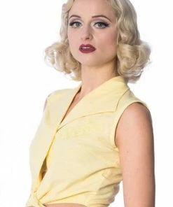 Banned Floral Days Plus Size Tie Shirt -ROCKABILLY TOPS Shop floral days plus size tie shirt banned 6 300x