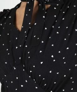 Voodoo Vixen Frances Heart Polka Dot Tea Dress -ROCKABILLY TOPS Shop frances heart polka dot tea dress voodoo vixen 5 300x