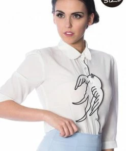 Banned Free As A Bird Blouse -ROCKABILLY TOPS Shop free as a bird blouse banned 10 300x
