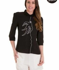 Banned Free As A Bird Blouse -ROCKABILLY TOPS Shop free as a bird blouse banned 4 300x