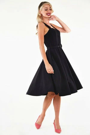 Voodoo Vixen Frenchie Flare Halter Dress With Heart Belt And Buttons 10 Voodoo Vixen Frenchie Flare Halter Dress With Heart Belt And Buttons - Image 8