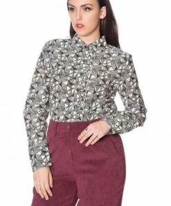 Banned Frill Me Shirt 8 Banned Frill Me Shirt -ROCKABILLY TOPS Shop frill me shirt banned 3 300x