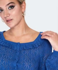 Voodoo Vixen Frill Neck Lace Knit Cardigan -ROCKABILLY TOPS Shop frill neck lace knit cardigan caa 3604 04.1217 300x