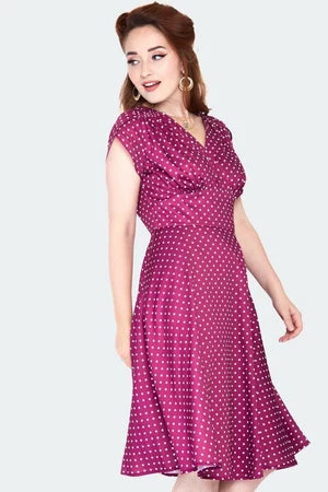 Voodoo Vixen Retro Polka Dot Dress 5 Voodoo Vixen Retro Polka Dot Dress - Image 3