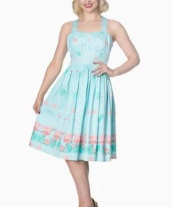 Banned Going My Way Halter Neck Dress