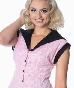 Banned Grease Gingham Blouse