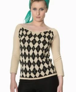 Banned Great Heights Off Shoulder Knit Top