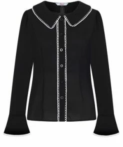 Banned Hannah Blouse -ROCKABILLY TOPS Shop hannah blouse banned 5 300x