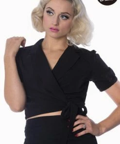 Banned Happy Days Wrap Top -ROCKABILLY TOPS Shop happy days wrap top banned 4 300x