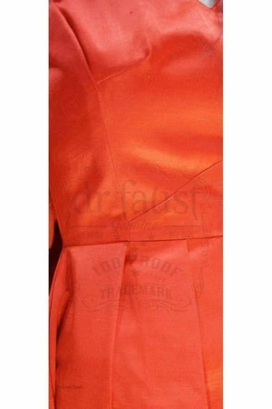 Dr Faust Heart Raw Silk Red Midi Dress - Lyla 16 Dr Faust Heart Raw Silk Red Midi Dress - Lyla - Image 14